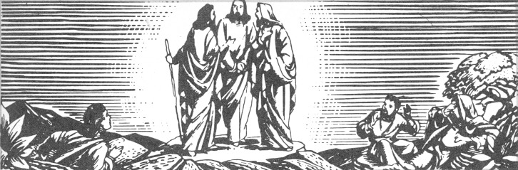 the transfiguration of jesus drawing